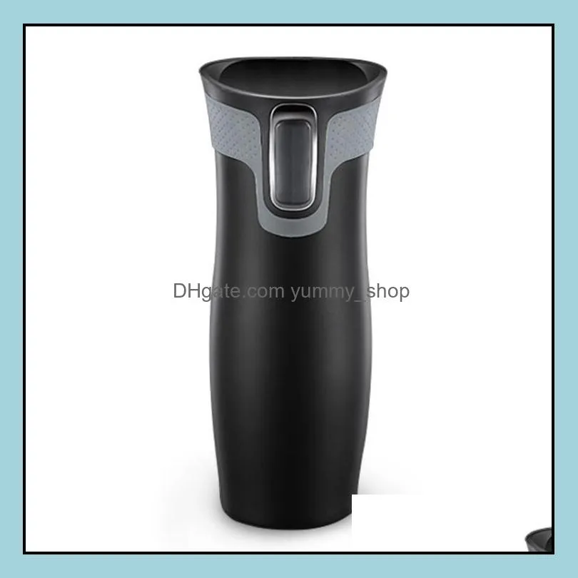 travel mugs tumblers office water bottles accuuminsulated stainless steel coffee mug with smart lid 450ml drinking cups