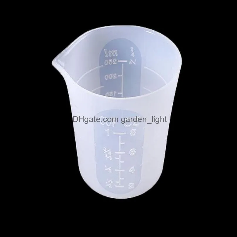 diy mould make measuring cup silicone without handle counting cups graduated wash measure pot metering container 4 6ky n2