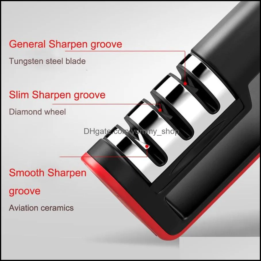 knives sharpening machine stainless steel professional sharp sharpener for a knife sharpen tools kitchen ware accessories wll743