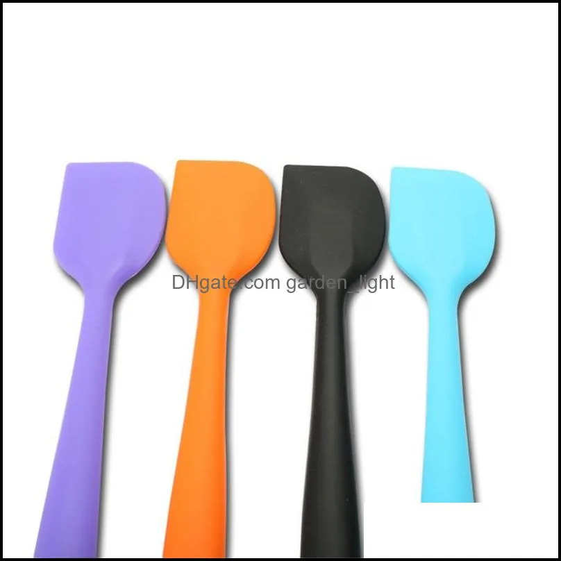 silicone baking tools oil knife cream butter cake spatula kitchen tool macarone flat scraper non slip 1 35hy f2