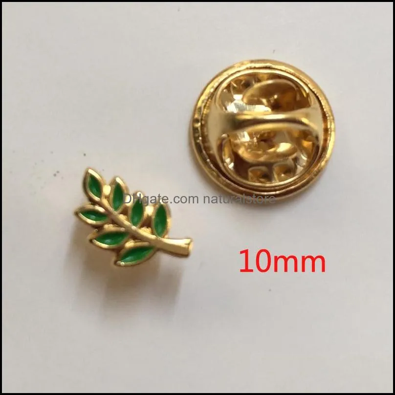 100pcs green enamel pins badge and brooches acacia sprig masonic regalia mason lapel pin akasha gift for fellow metal craft