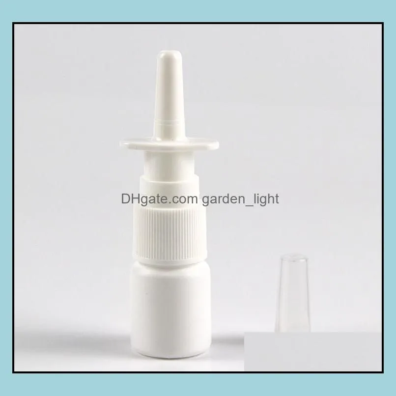 500pcs 5ml/0.17oz portable white hdpe nasal spray bottle travel packing aromatherapy nasal spray bottle sn3125