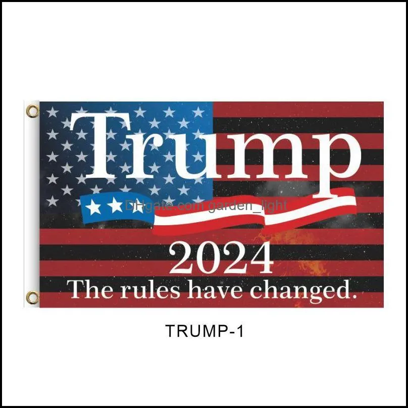 dhs 19 style 2024 trump biden flag 90x150cm us presidential election flag polyester pongee material trump 2024 flags banners 1129 v2