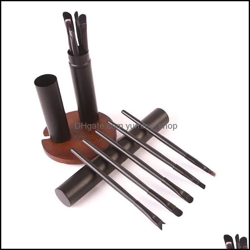 other household sundries 5pcs travel portable mini eye makeup brush set for eyeshadow eyeliner eyebrow lip brues make up brushes kit professional tools