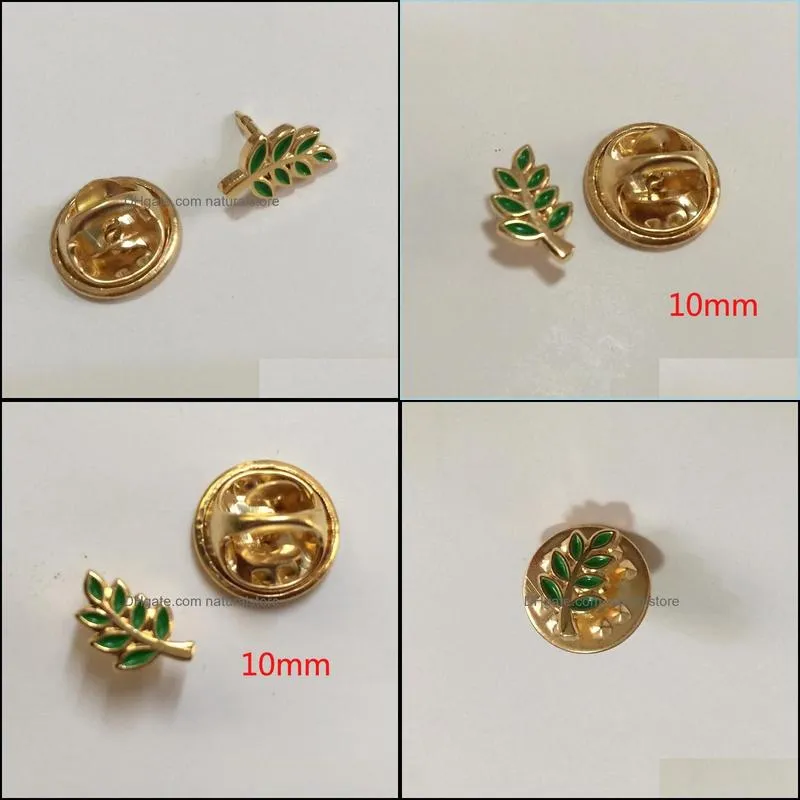 100pcs green enamel pins badge and brooches acacia sprig masonic regalia mason lapel pin akasha gift for fellow metal craft