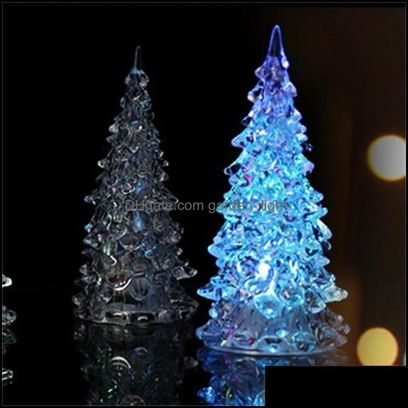 arbol navidad colorful led xmas tree fiber optic nightlight decoration light lamp mini christmas tree decorations for home 709 k2