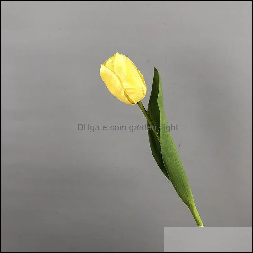 artificial tulip flowers mini fakes tulip flower wedding banquet bridal home decor valentines day 20220223 q2