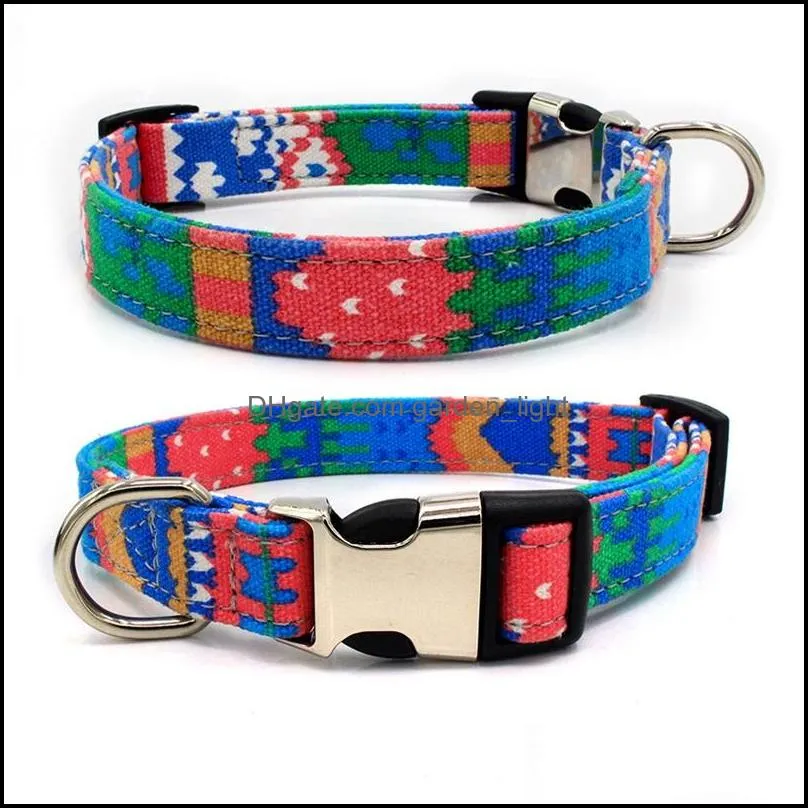 pet collar dog cat collar out door color printing adjustable cloth pet supplies accessories drop z6211 684 r2