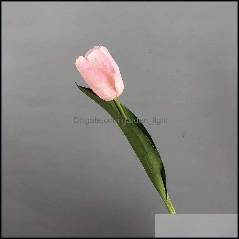 artificial tulip flowers mini fakes tulip flower wedding banquet bridal home decor valentines day 20220223 q2