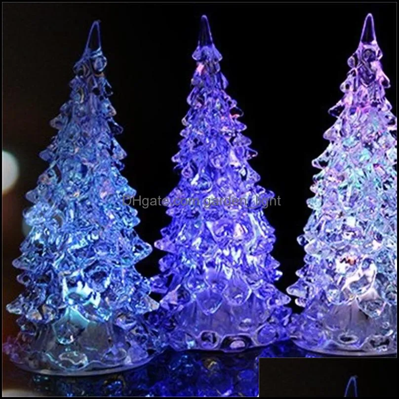 arbol navidad colorful led xmas tree fiber optic nightlight decoration light lamp mini christmas tree decorations for home 709 k2