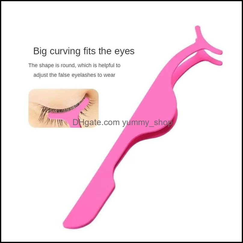 multifunction eyelash curler clips household sundries tweezers auxiliary device false eye lash clip beauty makeup tool with opp bag