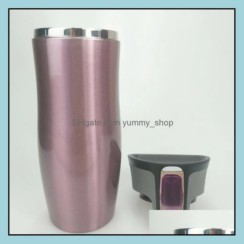 travel mugs tumblers office water bottles accuuminsulated stainless steel coffee mug with smart lid 450ml drinking cups