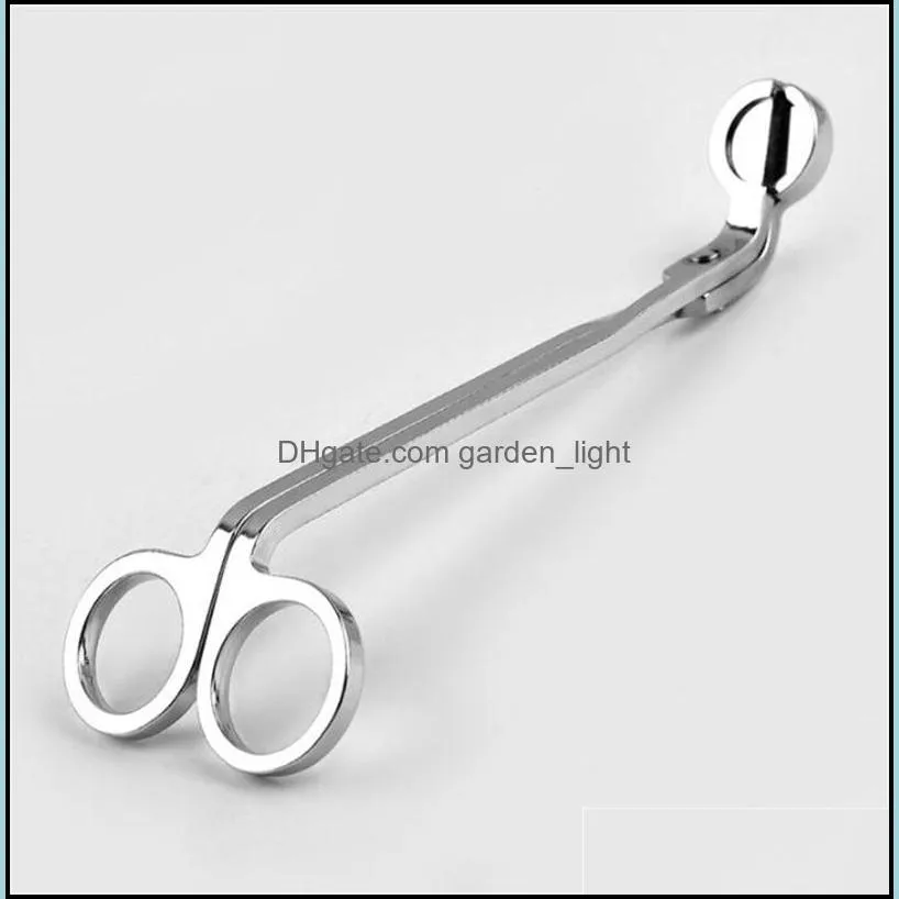 4styles 18x6cm candle wick trimmer stainless steel oil lamp trim scissor tijera tesoura cutter snuffer tool hook clipper 17cm 418 v2