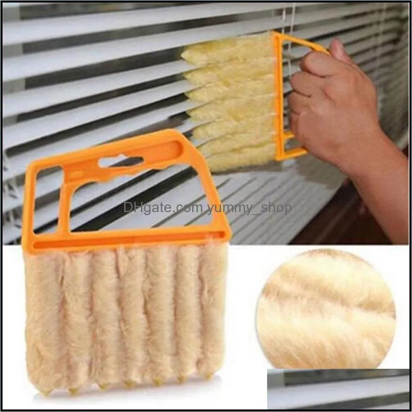 useful microfiber window cleaning brush air conditioner duster mini shutter cleaner washable cleaning cloth brush wq325