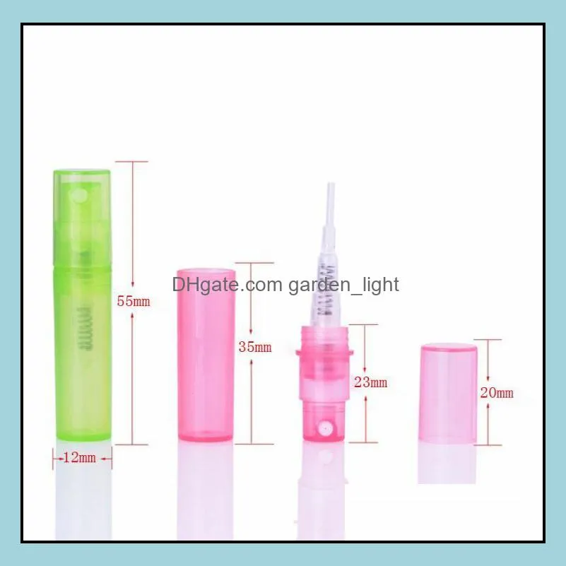 2 ml 1000pcs/lot mini perfume spray perfume vials sample test bottle atomizer perfumes bottles sn778