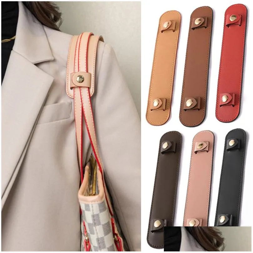 bag strap decompression shoulder pads handle fixing clip bag accessories wide leather bag strap shoulder rest shoulder handle 220505