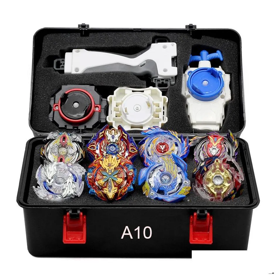 2019 gold takara tomy launcher beyblade burst arean bayblades bables set box bey blade toys for child metal fusion gift lj201216