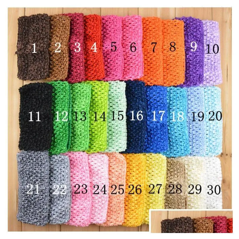 7cm baby girl crochet tutu tube tops chest wrap environmentally friendly korean hair band elastic knitted headband baby hair