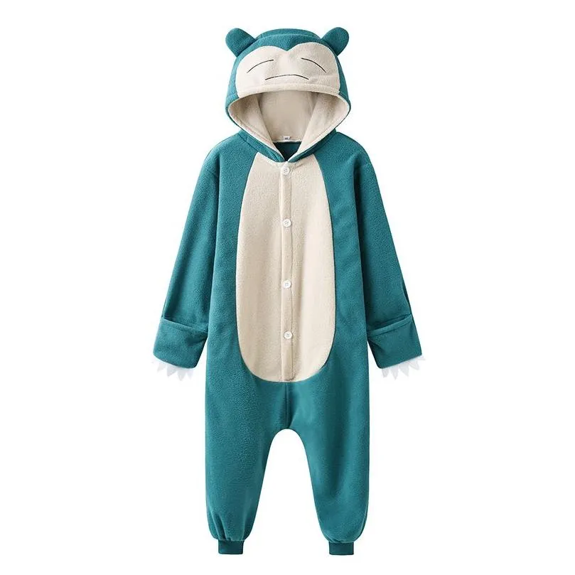 pajamas kids children clothes animal full body pjs onesie onepiece sleepwear girls boys cosplay pyjama costume 221020