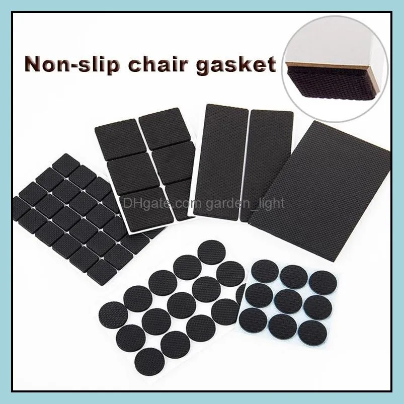 248pcs/set self adhesive furniture leg feet rug felt pads anti slip mat bumper damper for chair table protector hardware vt0118