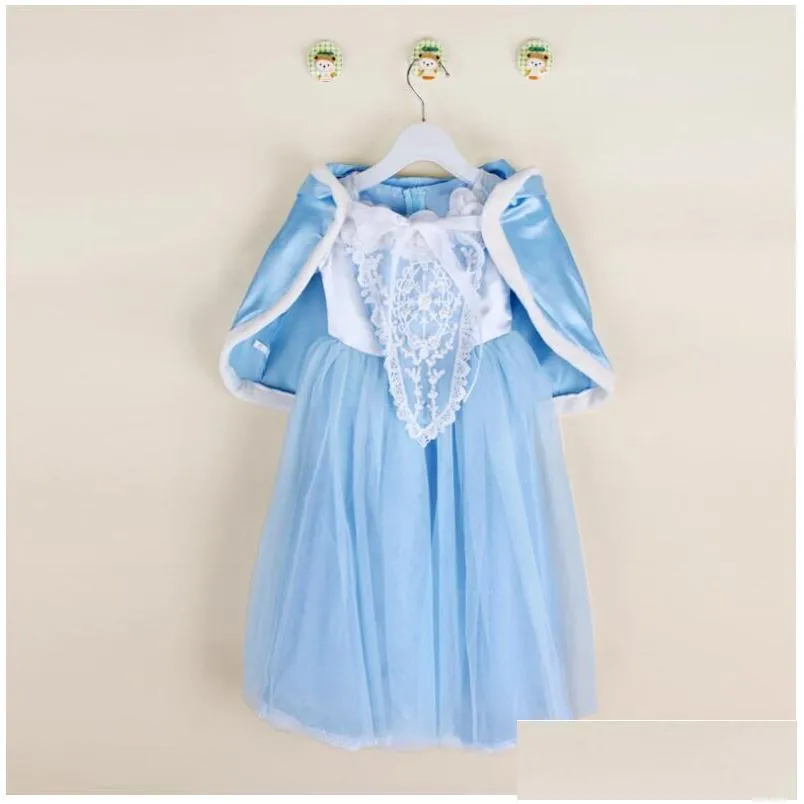 girls fashion cinderella dress baby halloween cosplay dresses children clothes baby princess dress girl party dress skirts clothing cn