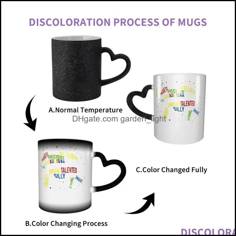 mugs elephant mug porcelain chocolate color changing creative retro cups