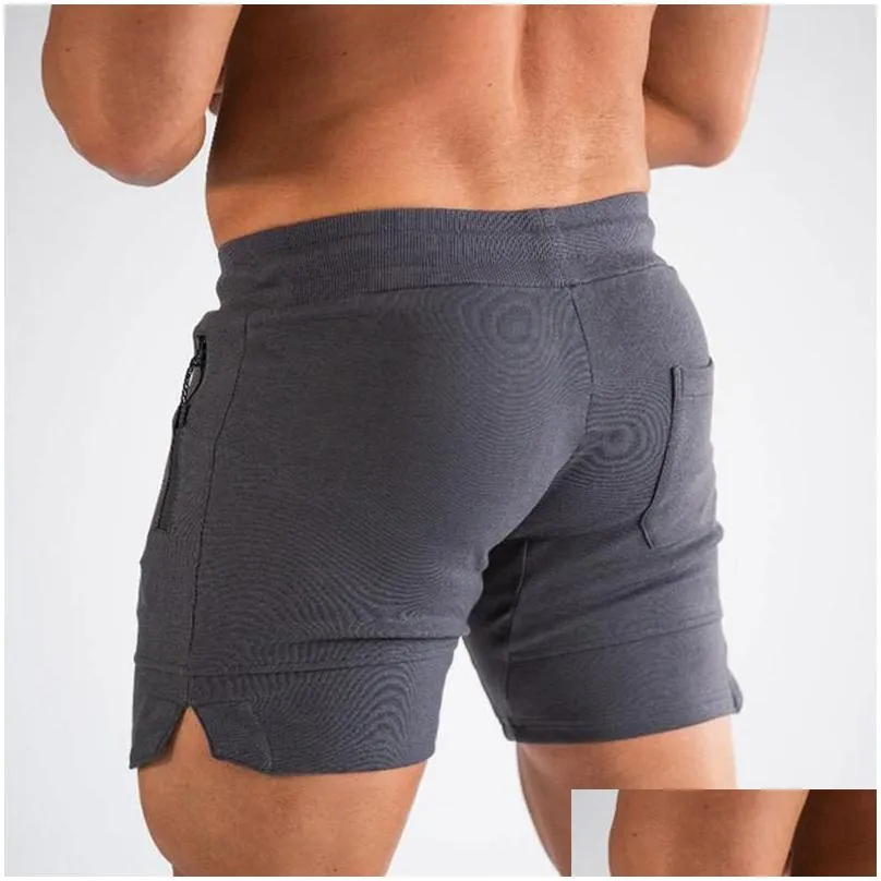 zip pocket men shorts fitness gyms shorts summer running short pants male jogger workout beach brand sports 220406