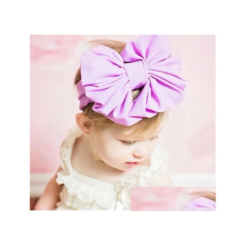 headbands for girls baby hairbands for babies girls children bonnet bowknot 9 colors hair ccessories