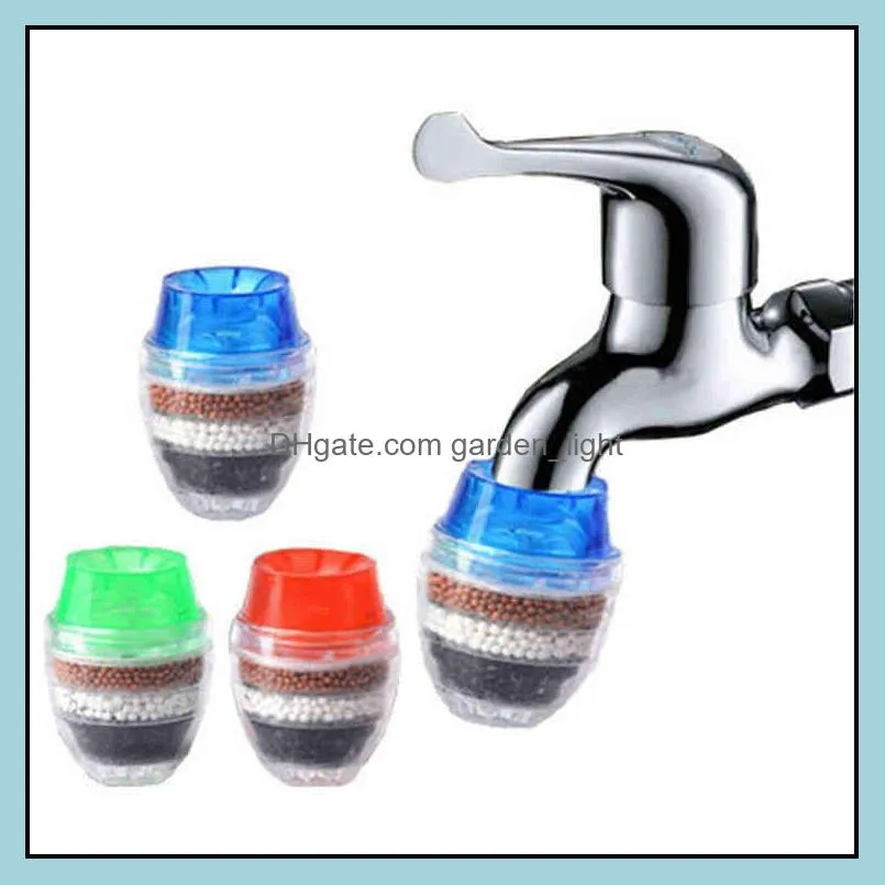 kitchen 360 degree rotatable activated carbon faucet filter splashproof household durable water tap nozzle purifier multilayer