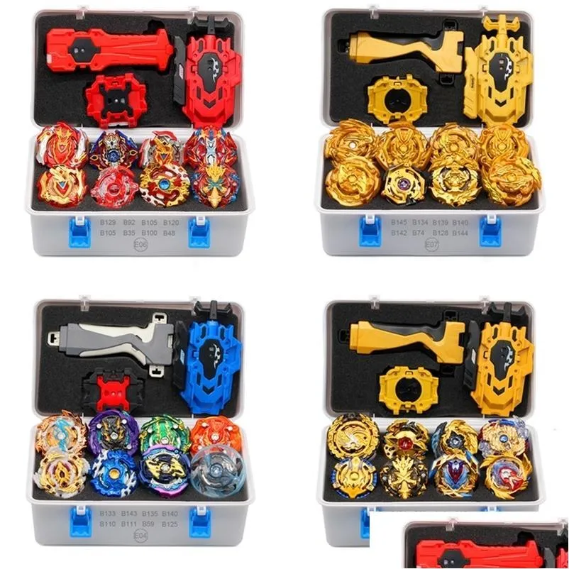 2019 gold takara tomy launcher beyblade burst arean bayblades bables set box bey blade toys for child metal fusion gift lj201216