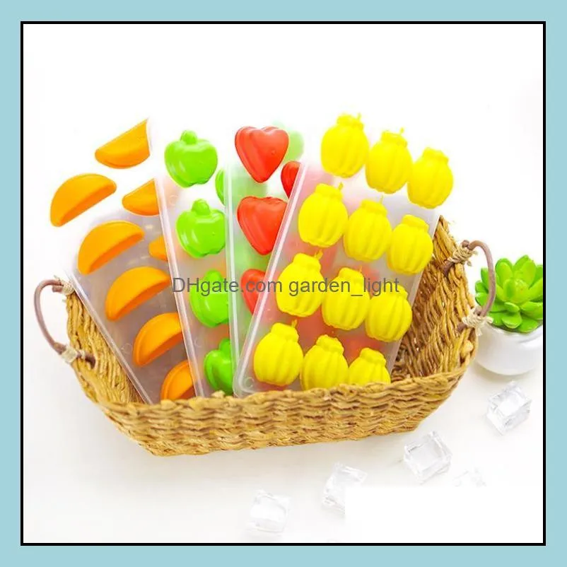safety envirement cretive fruit and lips designs silicone ice mould sn3746