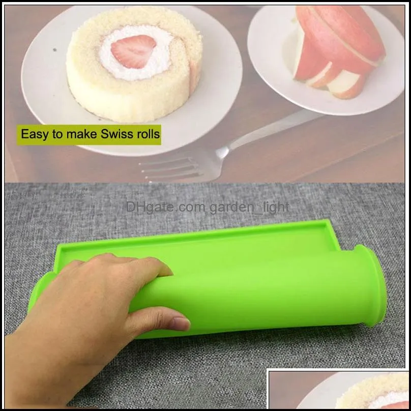 non stick silicone baking mat multi function swiss roll dough pad high temperature resistance table mat kitchen accessories vtkt2212