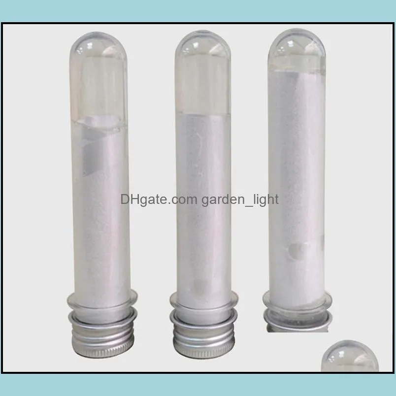 clear plastic test tubes with screw caps candy bottle cosmetics bottles bath salt containers 25x140mm40ml sn412