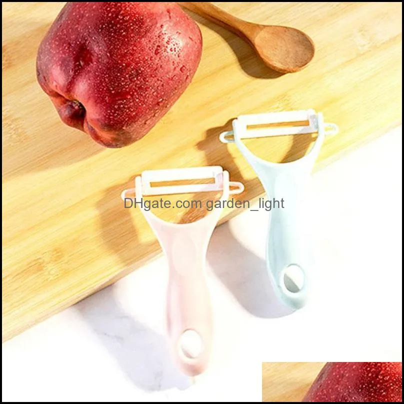 durable ceramic fruit vegetable peeler plastic potato carrot grater cutter sharp peeler slicer portable kitchen gadgets vtky2378