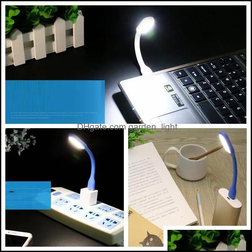 mini led usb read light computer lamp portable flexible ultra bright for notebook pc power bank partner computer tablet laptop vt0339