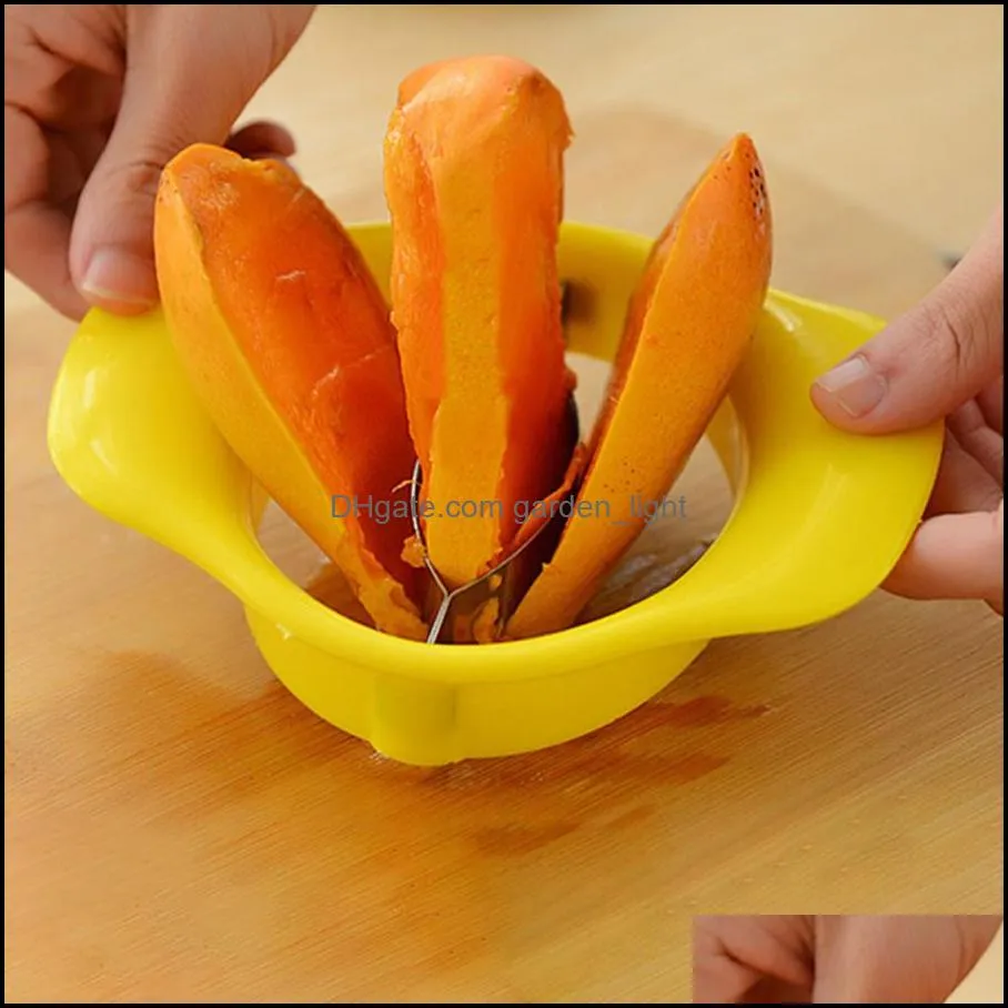 mango splitters fruit vegetable tool peach corers peeler shredder slicer cutter kitchen gadget accessories supplies dh164