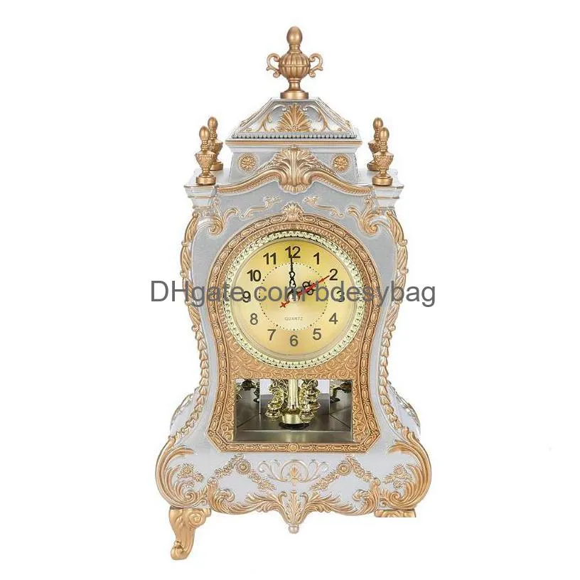 desk table clocks vintage clock retro antique for home el decoration alarm