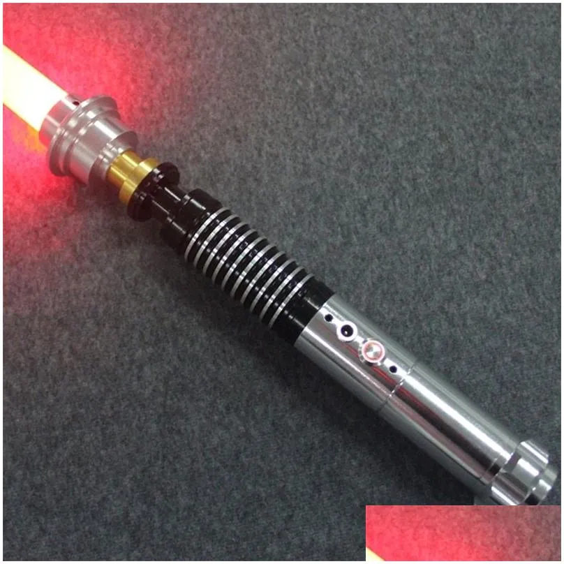 led light sticks 110cm lightsaber high quality sound skywalker luke lightsaber saber sword metal material cosplay toy birthday gift