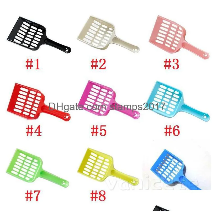 cat litter shovel pet cleanning tool plastic scoop cats sand cleaning products toilet for dogcat clean feces supplies t9i001789