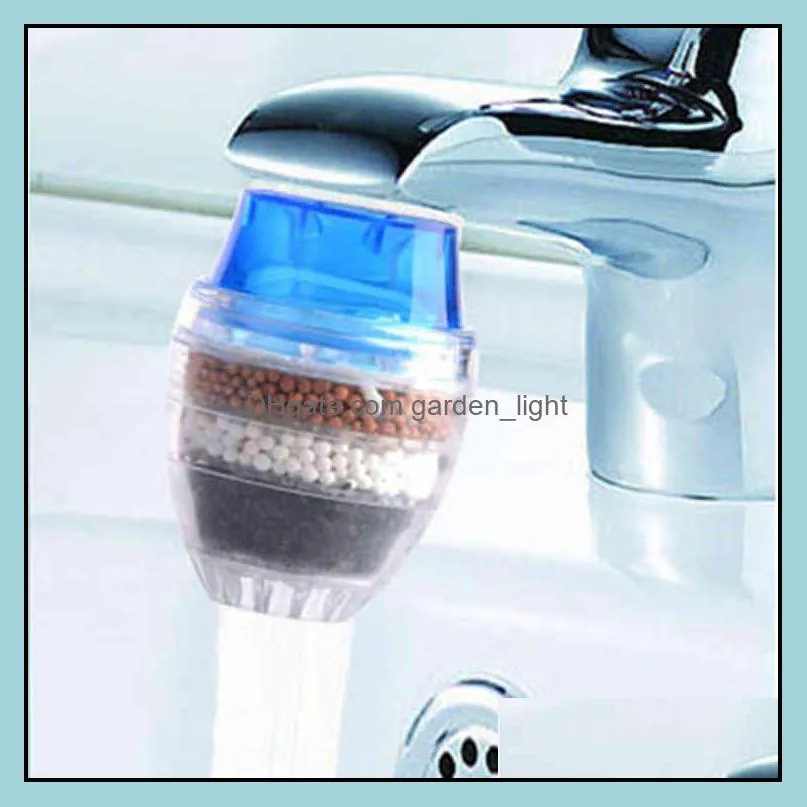 kitchen 360 degree rotatable activated carbon faucet filter splashproof household durable water tap nozzle purifier multilayer