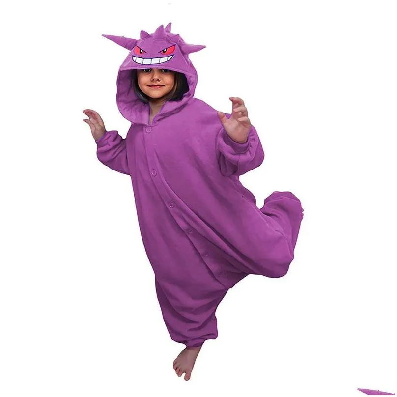 pajamas kids children clothes animal full body pjs onesie onepiece sleepwear girls boys cosplay pyjama costume 221020