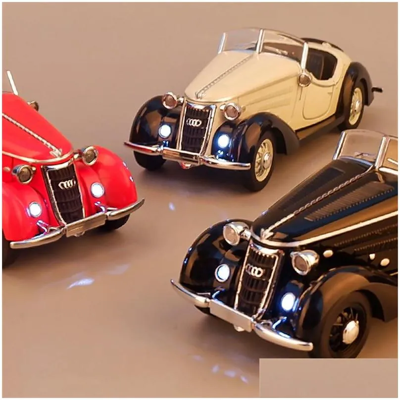 1 to 32 audi wanderer w25k classic alloy open car model diecasts metal toy vehicles car model sound and light collection kids gift