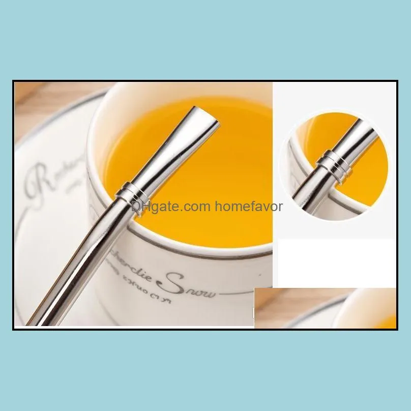 304 stainless steel bombilla straws yerba mate filter straw stainless steel drinking yerba mate straw gourd bombilla filter spoons