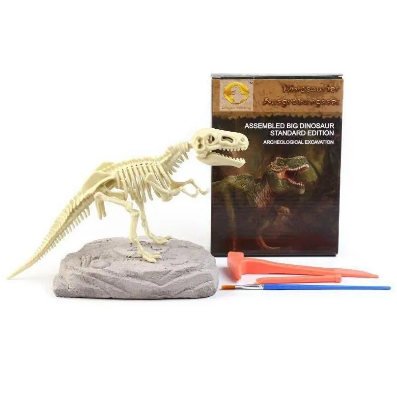 kids excavation dig kits dinosaur gem discovery stone toy diy fossil archaeology skeletons set stem science experiment educational boy girls