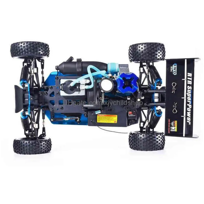 hsp rc car 110 scale 4wd two speed off road buggy nitro gas power remote control 94106 warhead high hobby toys 220119