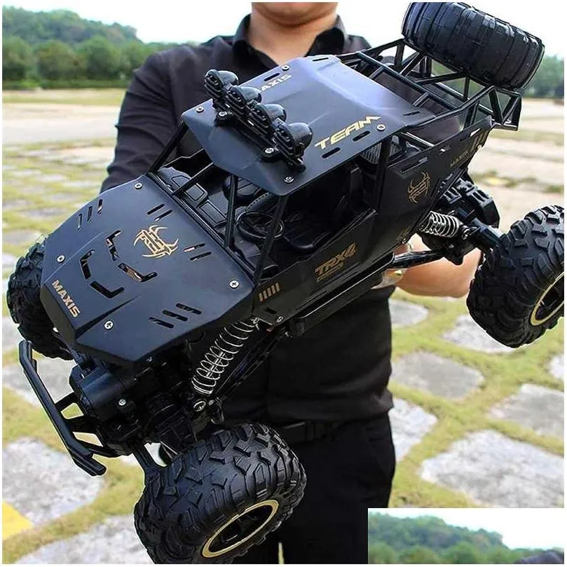 large 4wd rc car radio remote control kit buggy brushless monster truck offroad vehicle boys toys for children 220119