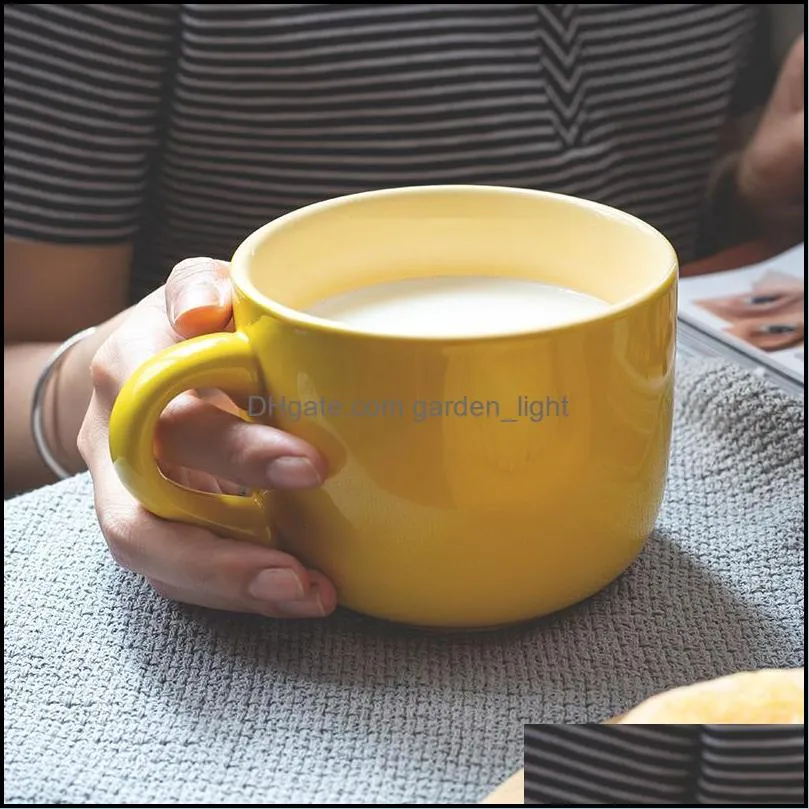 mugs creative nordic coffee mug drink milk office breakfast modern ceramic friend tazas de cafe drinking glasses bk50