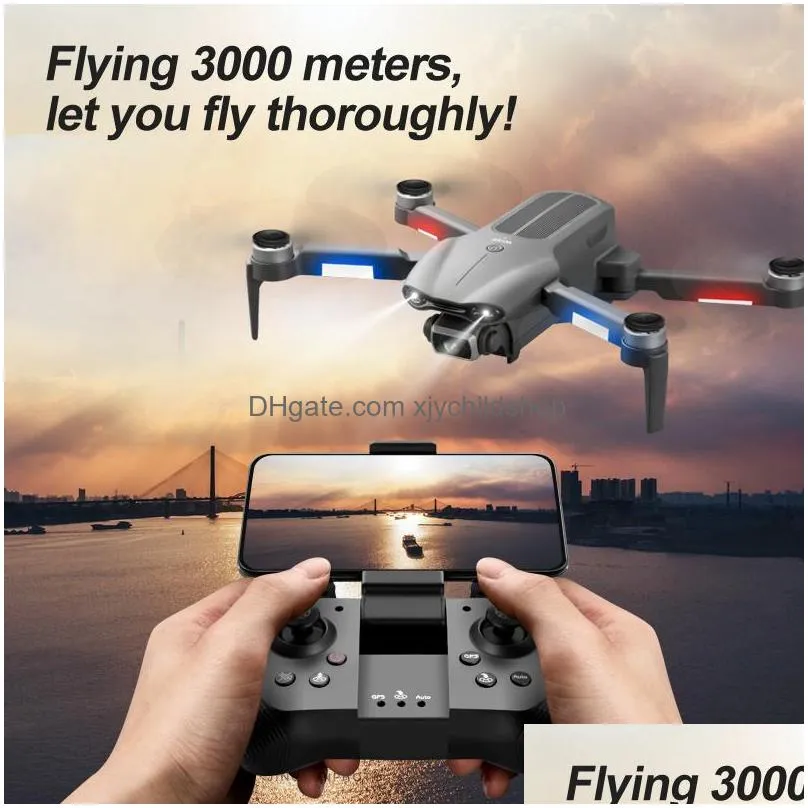 f9 gps drone 6k dual hd camera professional aerial pography brushless motor foldable quadcopter rc distance 2000m 220413