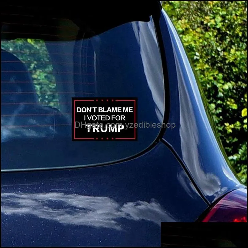 11 designs 4x6inch trump 2024 u.s. general election car bumper flags stickers house window laptop take america back decal sticker