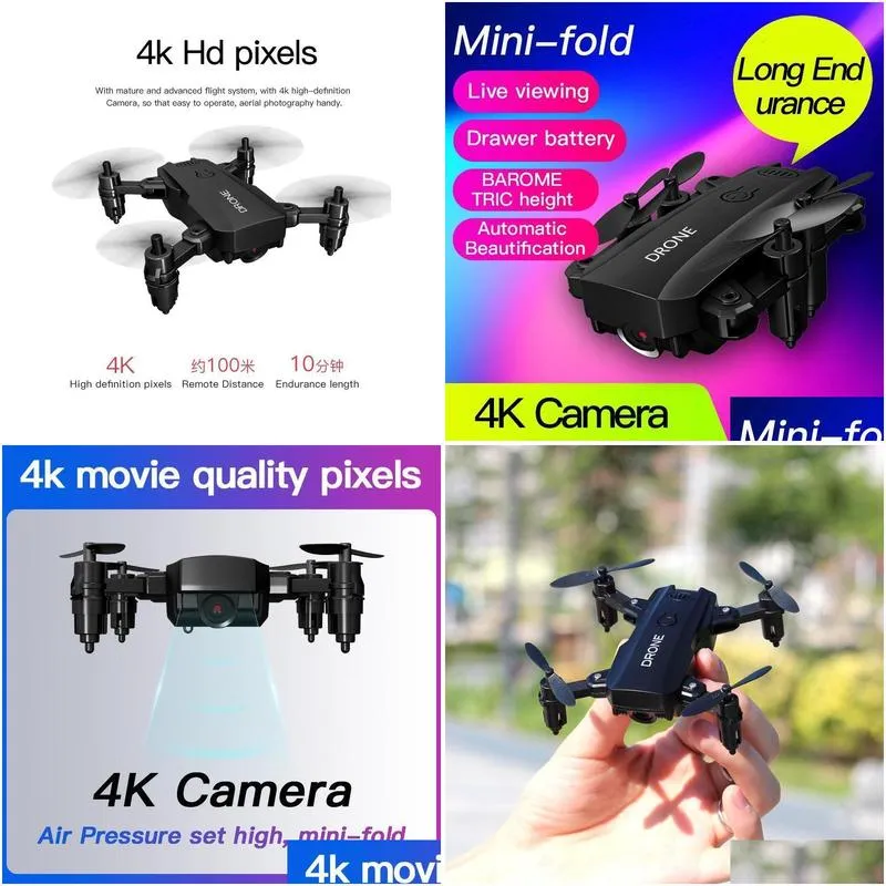 foldable mini drone rc fpv hd camera wifi fpv dron selfie rc helicopter juguetes toys for boys girls kids lj201210